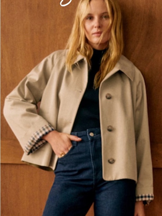 Sezane Jackets & Blazers - ISO sezane light beige Bobby trench